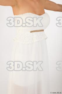 Upper body white dress of Leah 0007